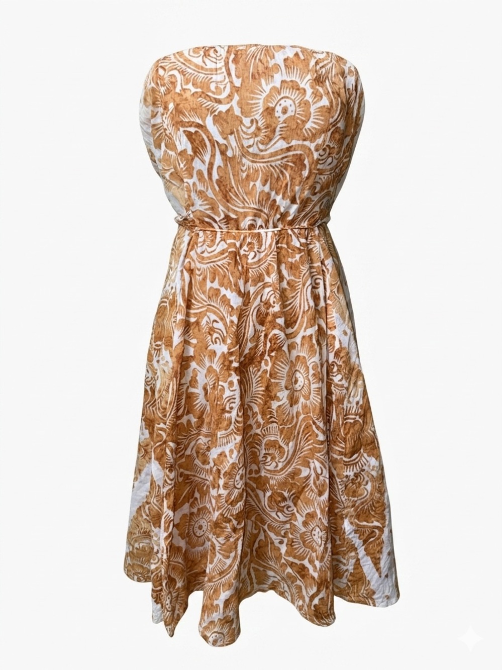 Diane Von Furstenberg Cotton Sundress Boho Coastal Grandmillennial Size 6